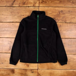 Vintage Columbia Outdoor Jacket M Fleece Fleece Black