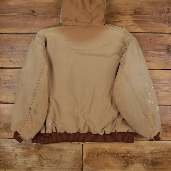 Vintage Carhartt Workwear Jacket 3XL 90s Active Distressed Sun