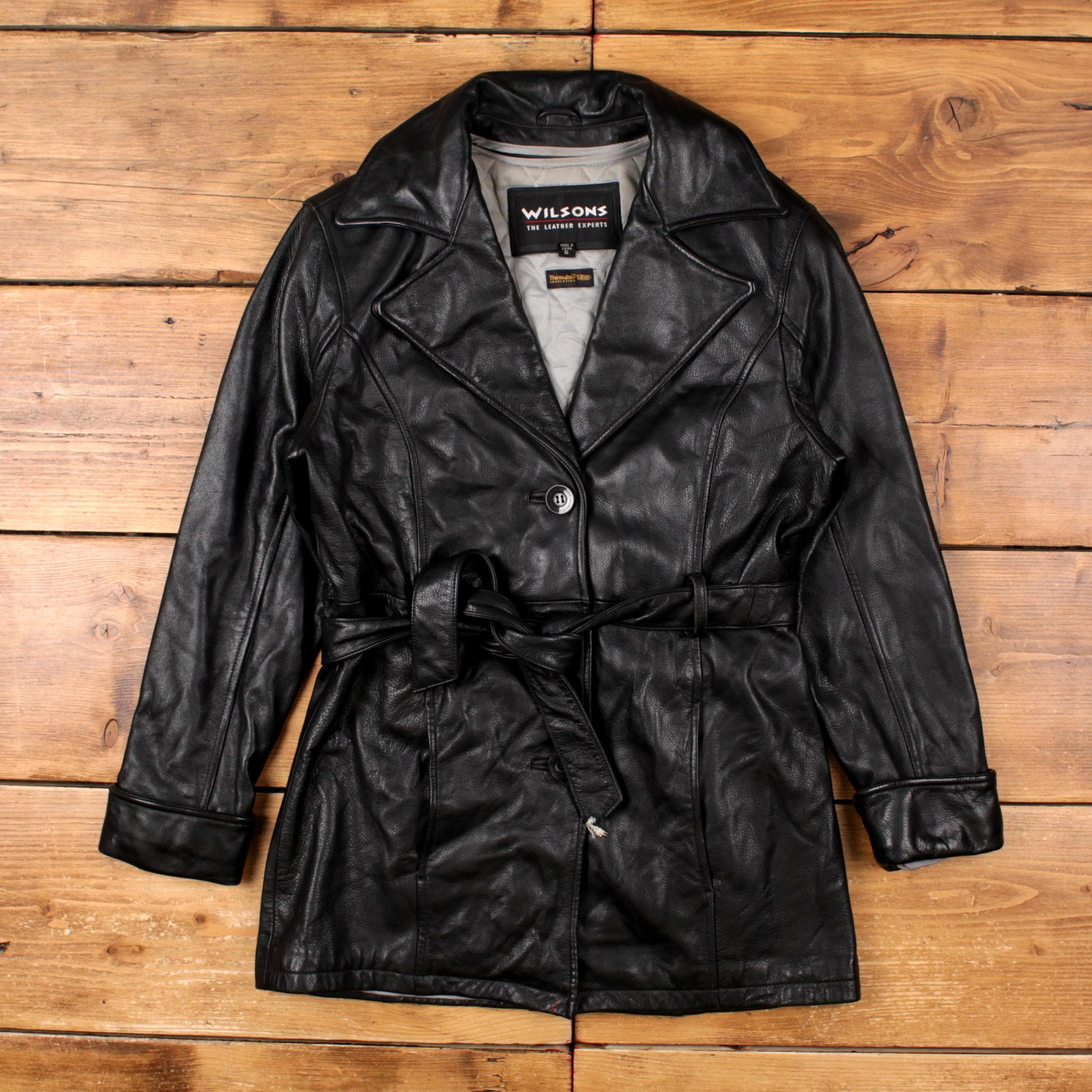 希少90s Wilsons レザースーパーロングコート　Thinsulate L Long Leather Coat Wilsons Thinsulate - Etsy