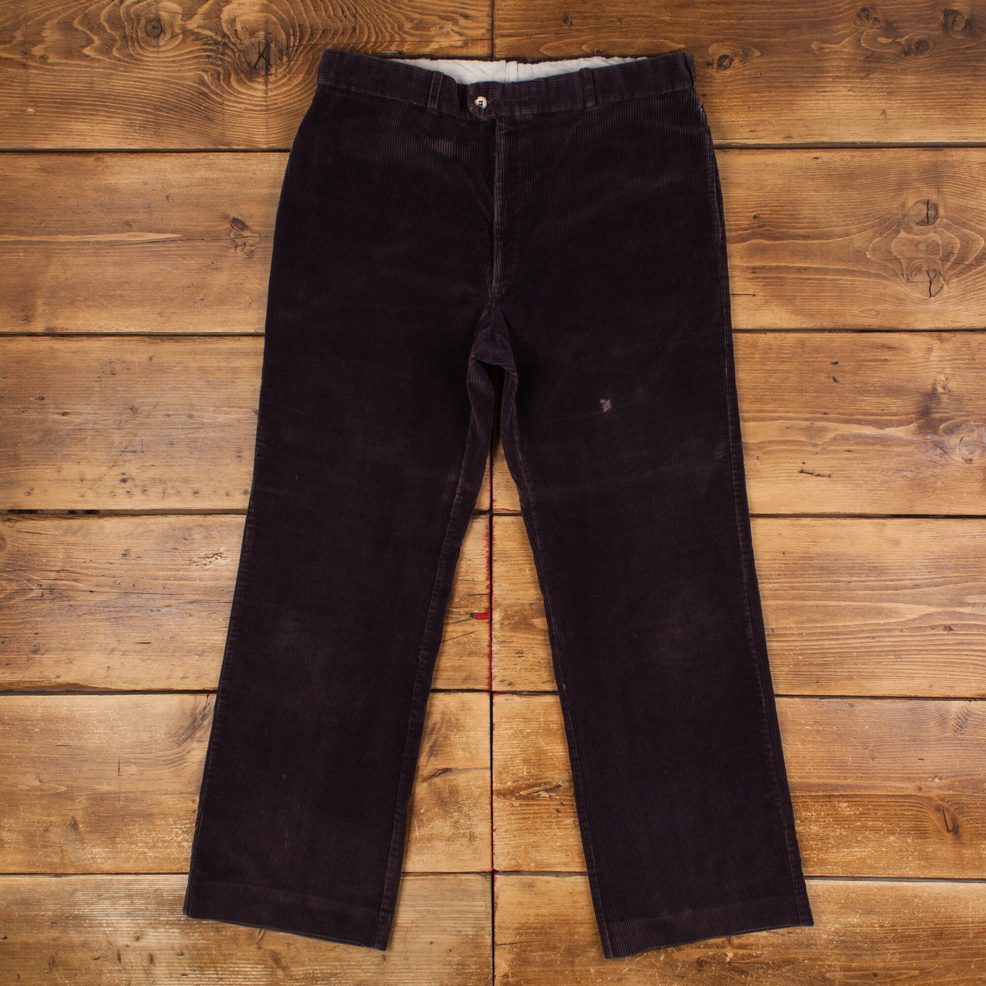 【60s】Vintage Corduroy Trousers TalonZip True Vintage 60's 70's Heavy Corduroy Pleated Slacks Pants
