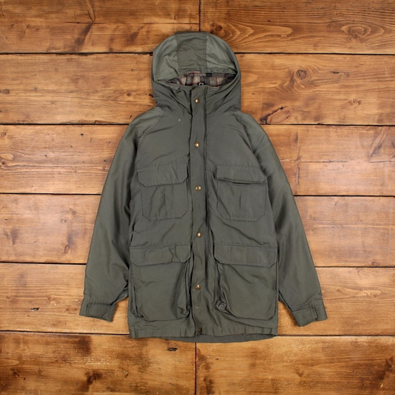 Vintage Woolrich Outdoor Jacket S 80s Parka Green - Etsy
