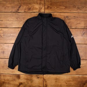 Vintage adidas Windbreaker Jacket 2XL Black