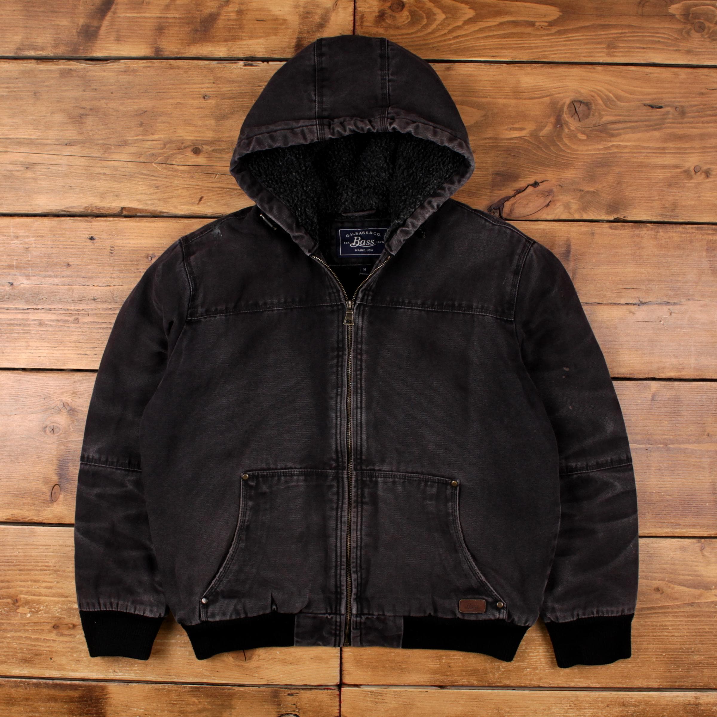 Vintage G.H. Bass & Co. Workwear Jacket M Active Black - Etsy