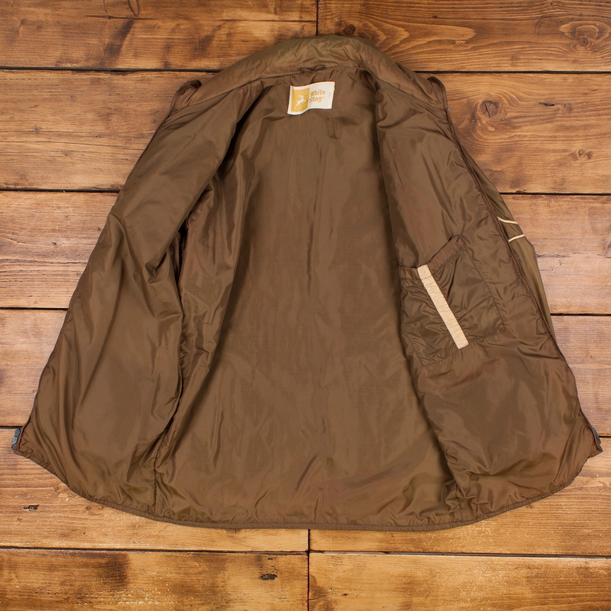 Vintage White Stag Outdoor Jacket XL 80s USA Made Brown - Etsy