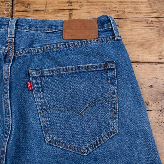 Vintage Levis Lot 501 Jeans 36 x 30 Big E Premium… - image 8