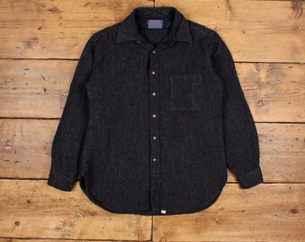 Pendleton Wool Plaid Shirt Mens Small Unisex Womens Vintage