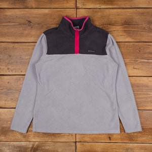Vintage Columbia Outdoor Jacket XL Fleece Grey Womens