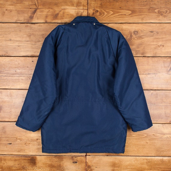 Vintage Red Kap Workwear Jacket M 80s USA Made Blue Zip Snap