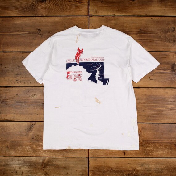 Vintage Fruit of the Loom Single Stitch T Shirt Graphic Large 90s