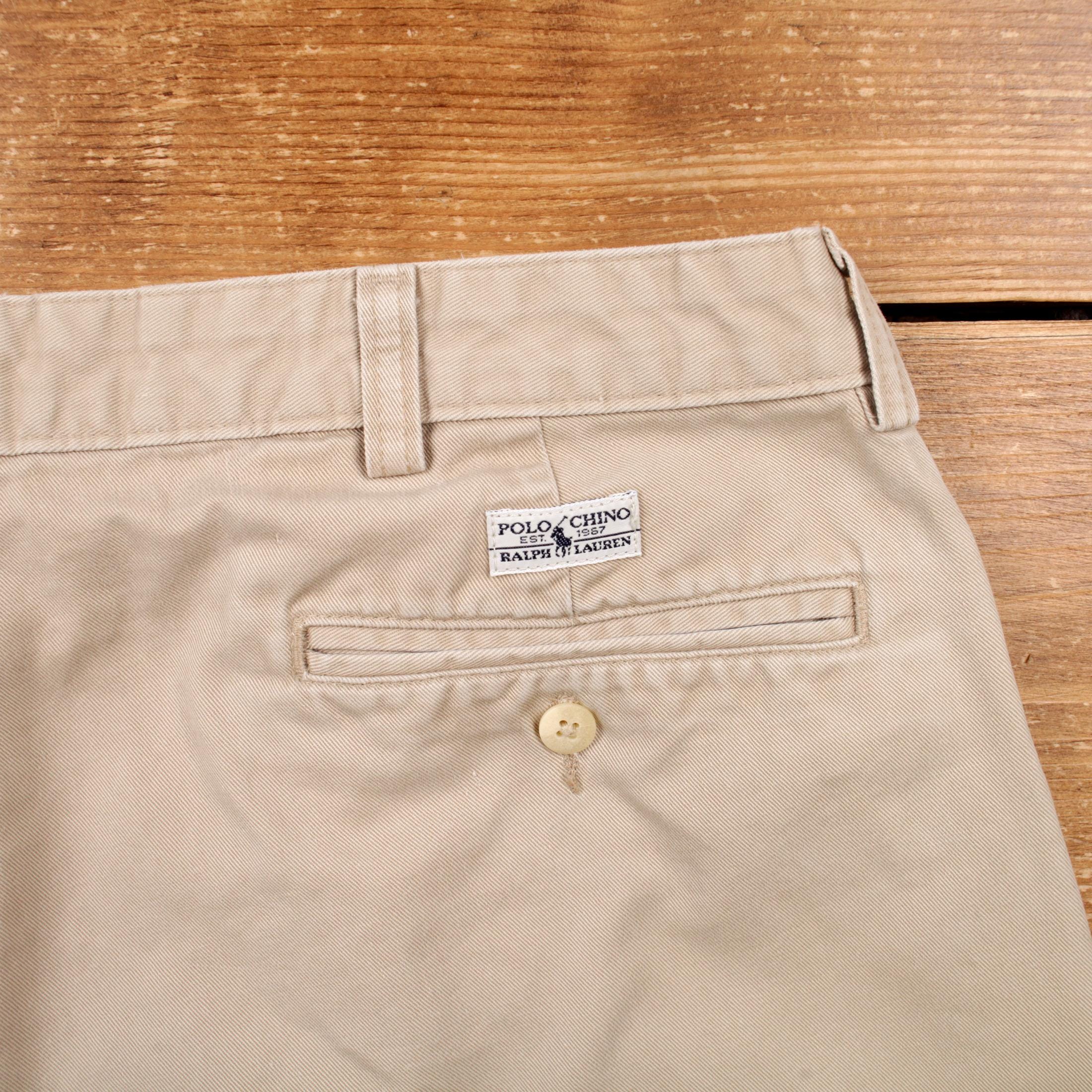 Vintage Polo Ralph Lauren Chino Pants Trousers 35x30 90s Unisex
