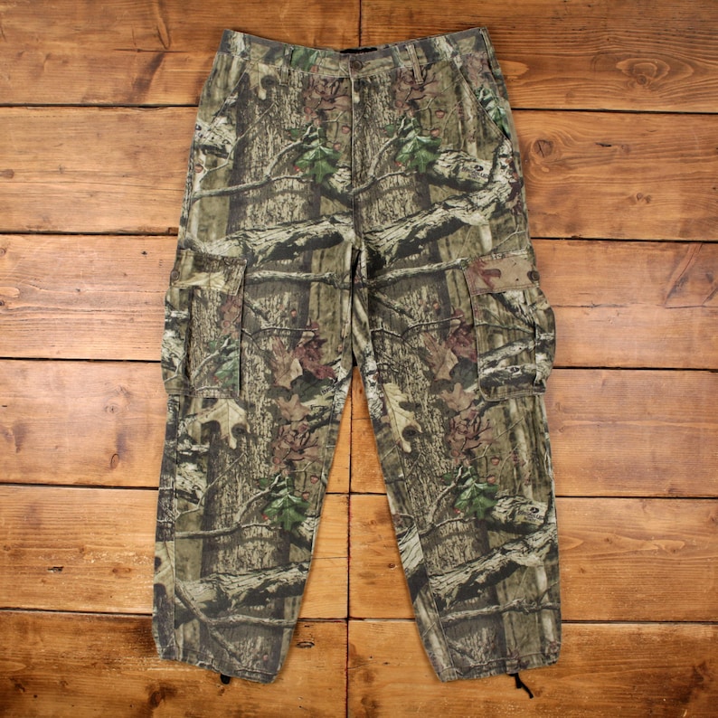 Mossy Oak Trousers Pants 36x31 00s Green Break-up Infinity Camouflage Hunting image 1