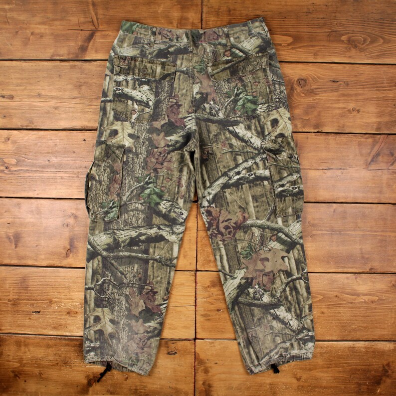 Mossy Oak Trousers Pants 36x31 00s Green Break-up Infinity Camouflage Hunting image 2