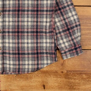 Vintage Pendleton Wool Flannel Shirt Plaid L Womens Long Sleeve Heritage Outdoor image 8