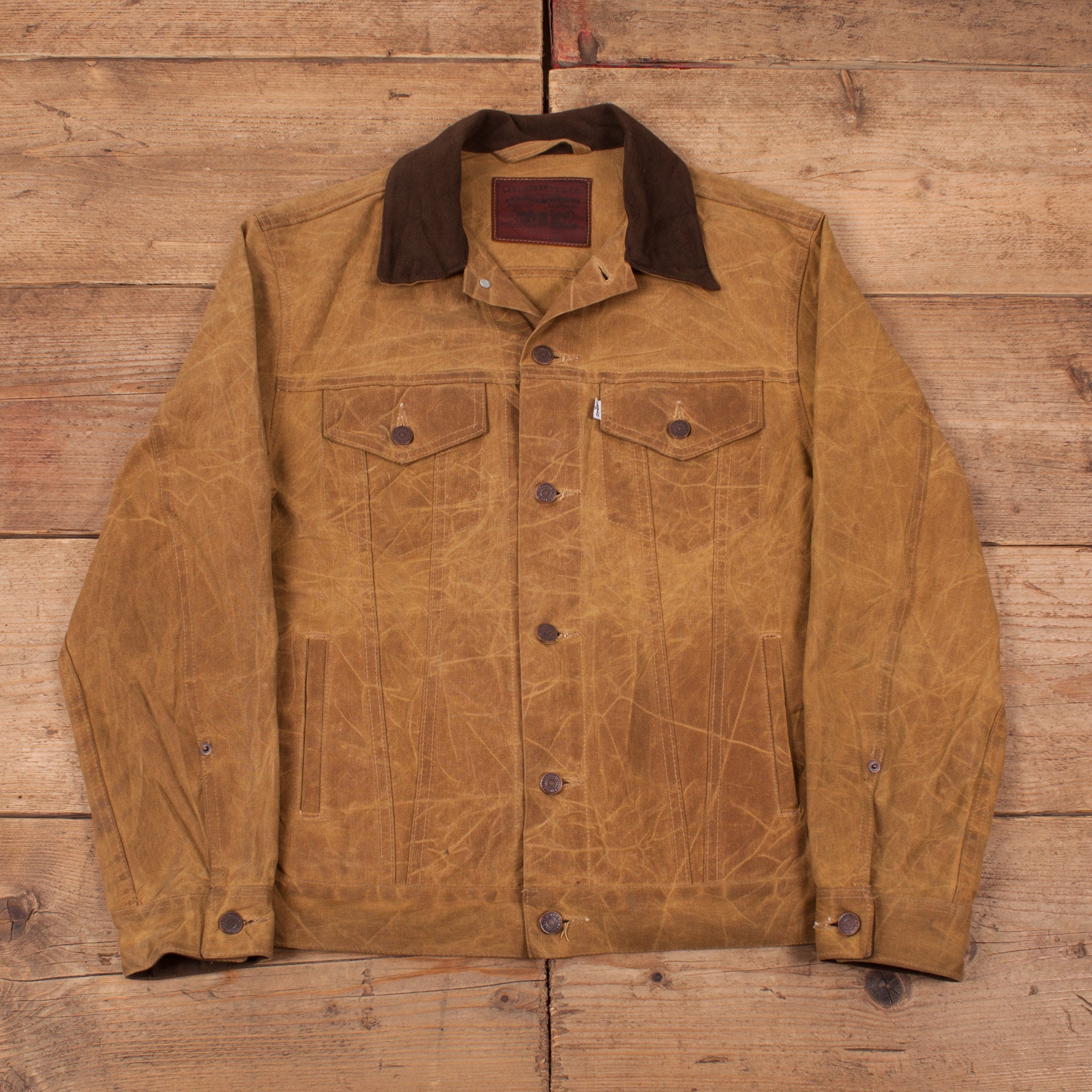 Mens Vintage Levis Filson Waxed Oil Tin Cloth Trucker Jacket - Etsy