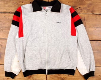 Vintage Sears Track Jacket M 70s Two Stripes Blue Womens Zip - Etsy