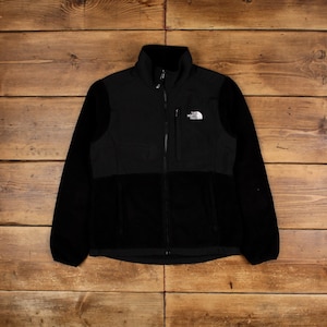 Vintage North Face Outdoor Jacket M Denali Fleece Black Womens