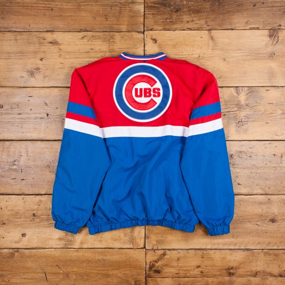 Vintage MLB Windbreaker Jacket M Chicago Cubs  Ro… - image 2