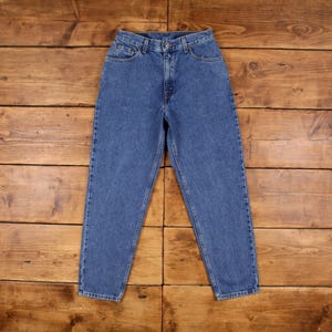 Vintage Levis 550 Jeans 29 x 30 Medium Wash Straight Blue Womens Red Tab Denim