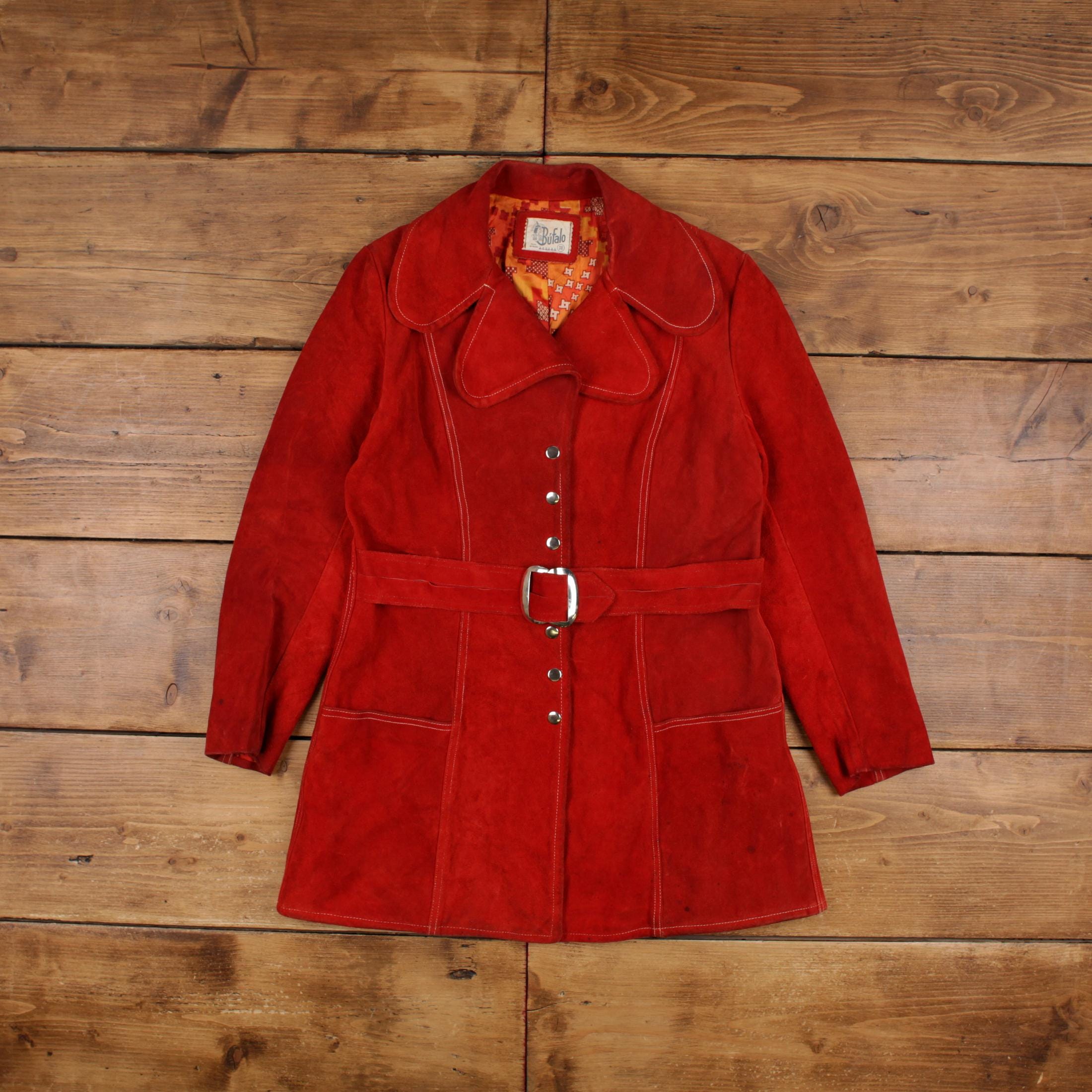 60s Belted Coat - Etsy