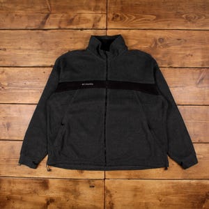 Vintage Columbia Outdoor Jacket 2XL Fleece Fleece Grey