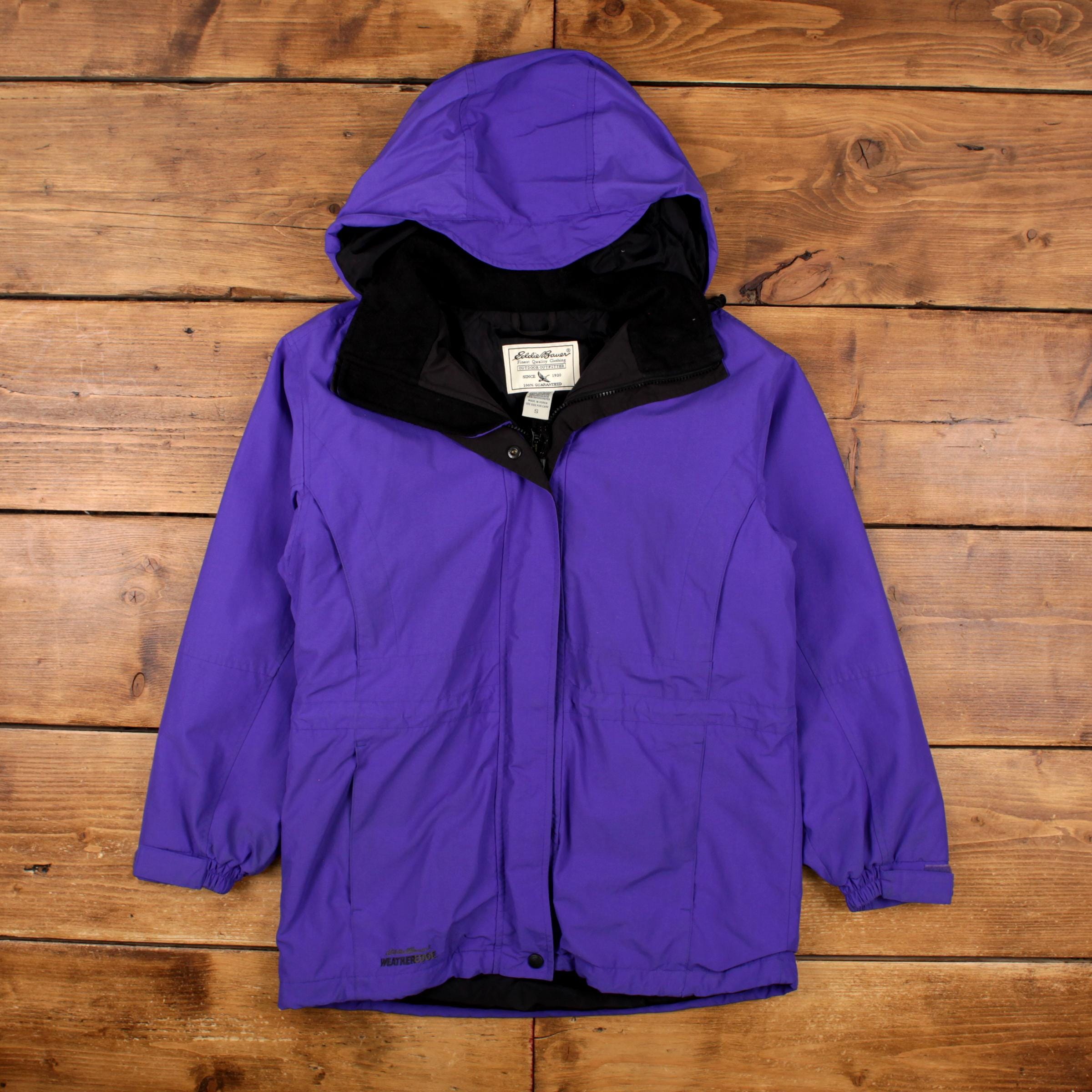 Vintage Eddie Bauer Outdoor Jacket S Purple Womens - Etsy