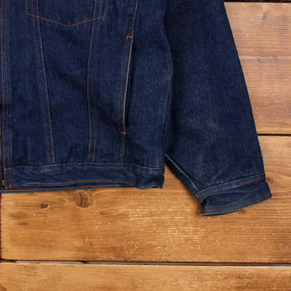 Vintage Haband Denim Jacket M 90s Duke Jeans Sherpa Lined Trucker 