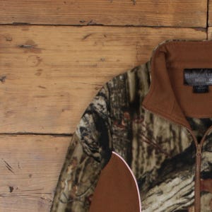 Mossy Oak Fleece Sweatshirt L Womens Breakup Infinity Real Tree Camo Outdoor image 5