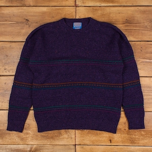 Vintage Pendleton Jumper Sweater XL 70s None Graphic Geometric USA