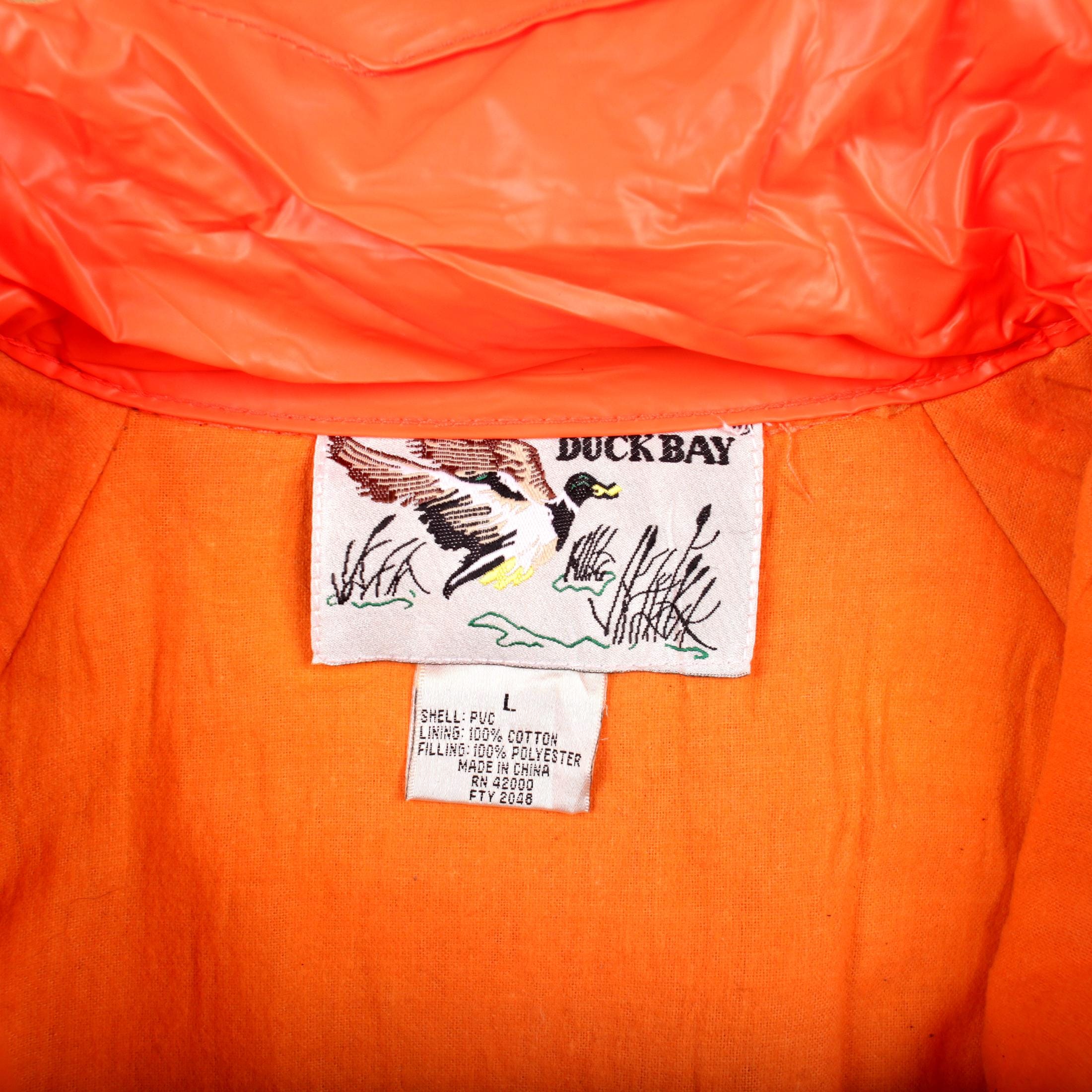 Vintage Duck Bay Outdoor Jacket L 90s Fluorescent Orange - Etsy