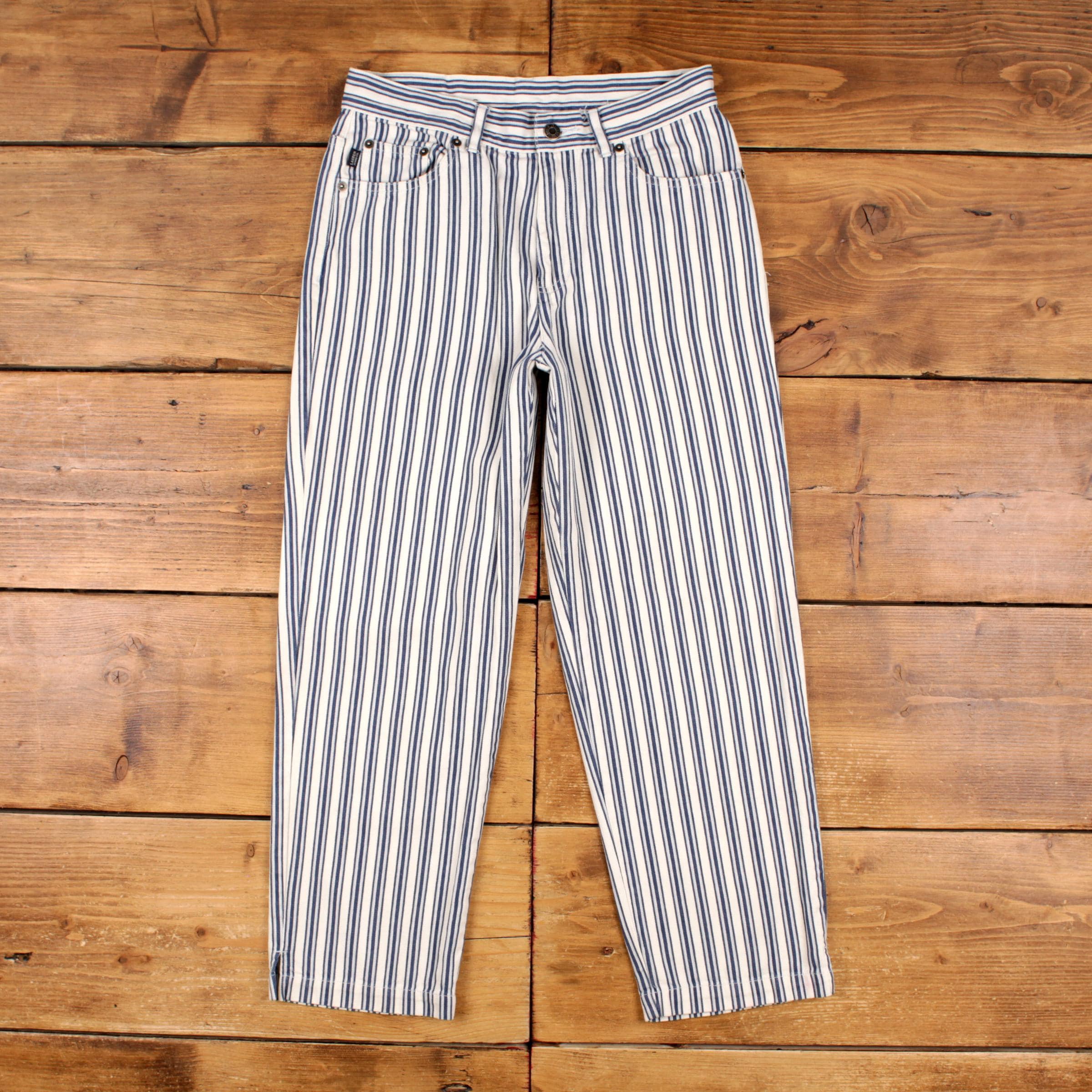 Vintage Striped Pants - Etsy