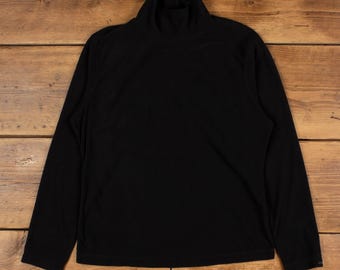 Columbia fleece sweater M dames hoogsluitende trui outdoor zwart col