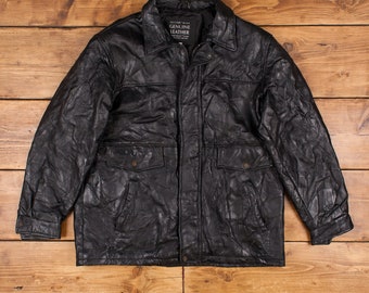 90s casanova italy silk blouson XL black
