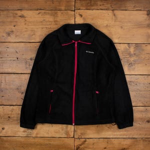Vintage Columbia Outdoor Jacket L Fleece Fleece Black Womens