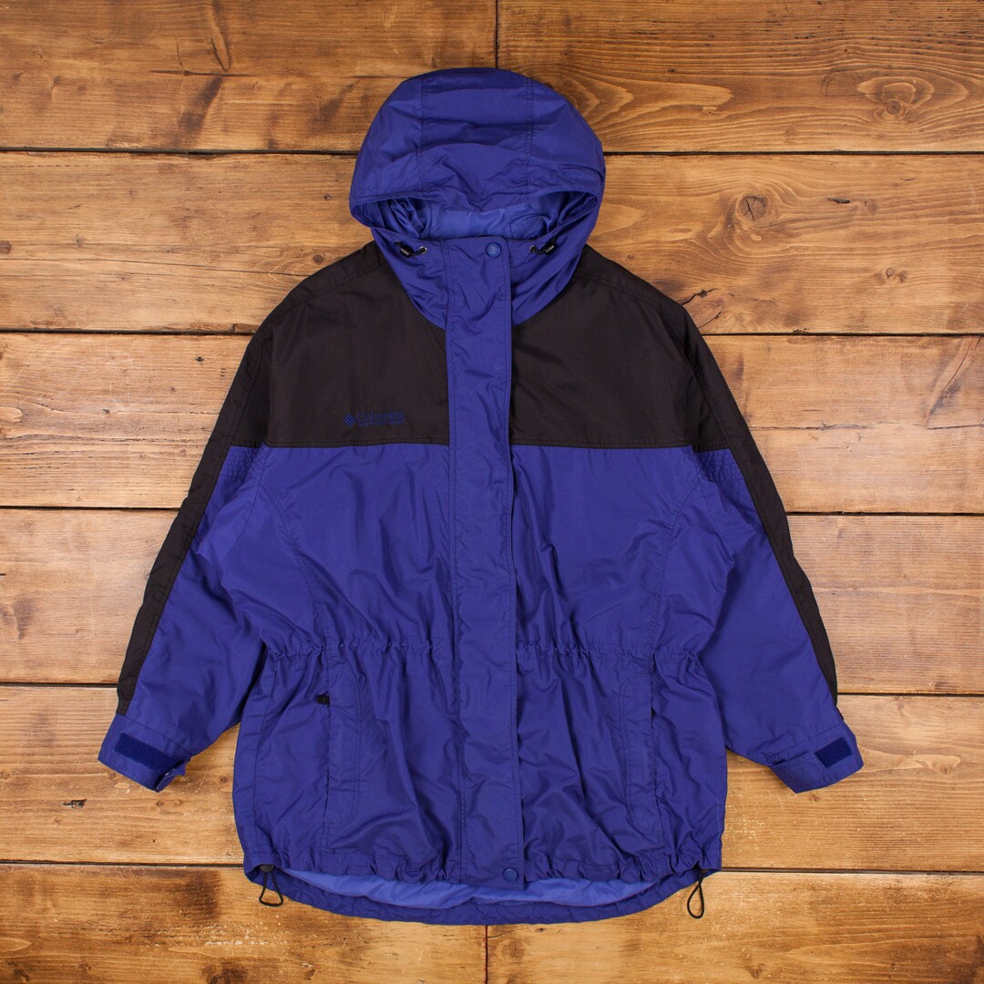 Vintage Columbia Windbreaker Jacket XL Gorpcore Full Zip Hooded