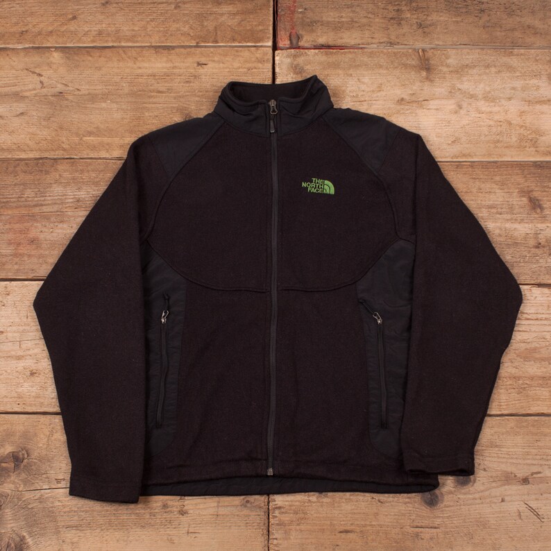 grey north face fleece men's