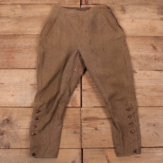 Mens Vintage French 1930’s Hunting Football Trouse
