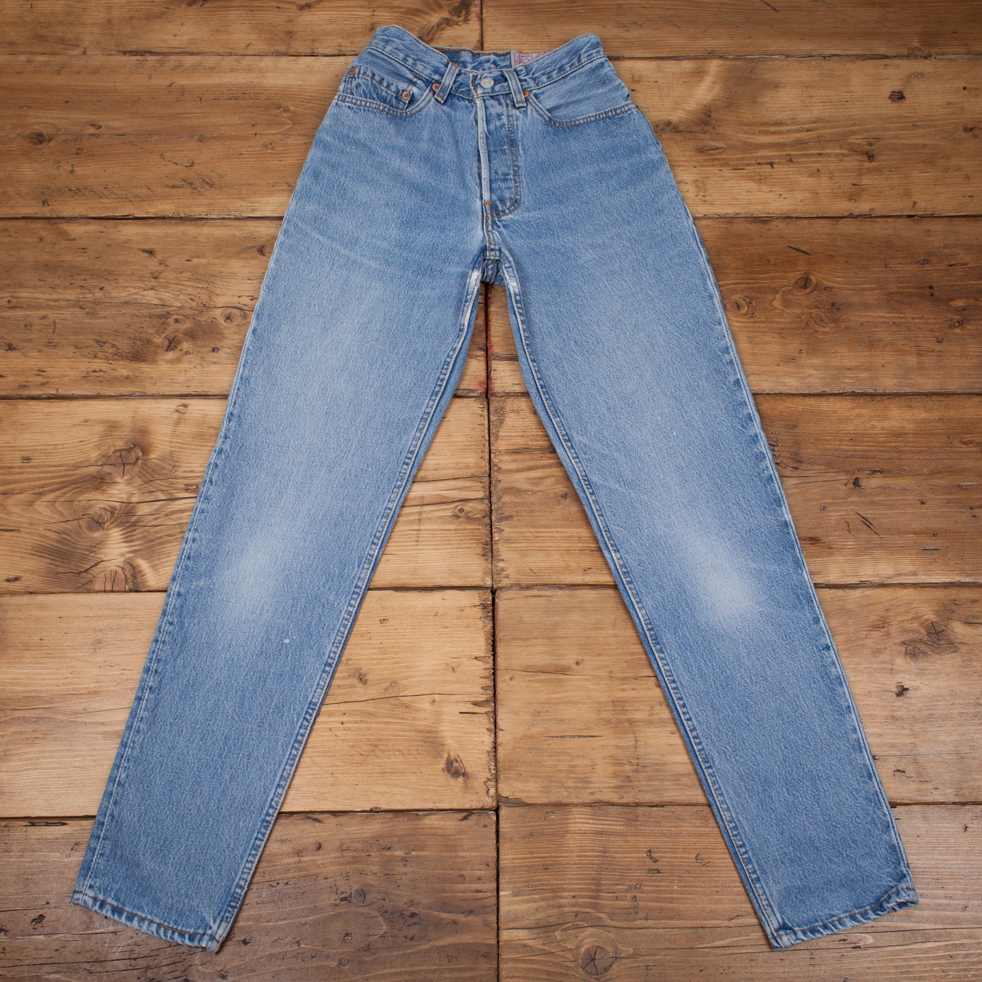 Womens Vintage 80s Levis Levi 901 Pale 