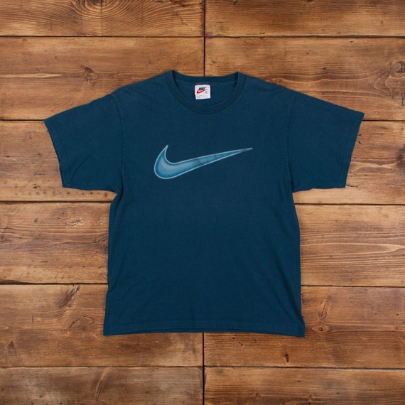 Vintage Nike Swoosh T Shirt M 90s USA Made Centre Logo Graphic - Etsy