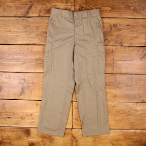 Vintage Blauer Utility Pants Trousers 32x29 90s Mens Straight Beige
