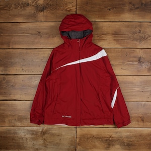 Vintage Columbia Outdoor Jacket L Red Womens