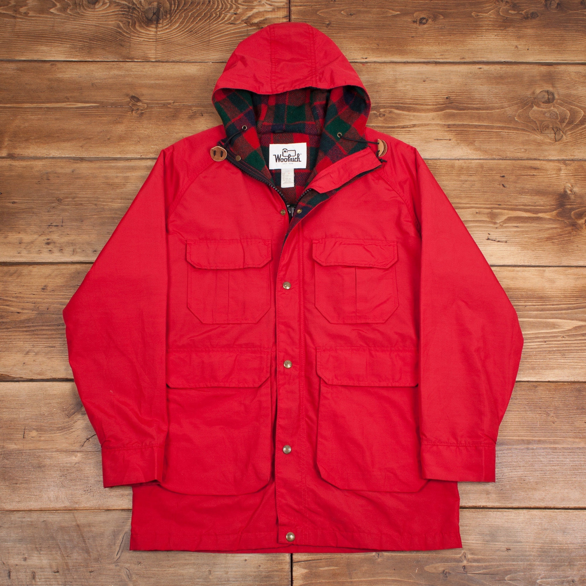 Woolrich Kids buttoned hooded bomber jacket - Black