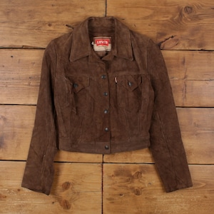 Vintage Levis Suede Trucker Jacket - Etsy
