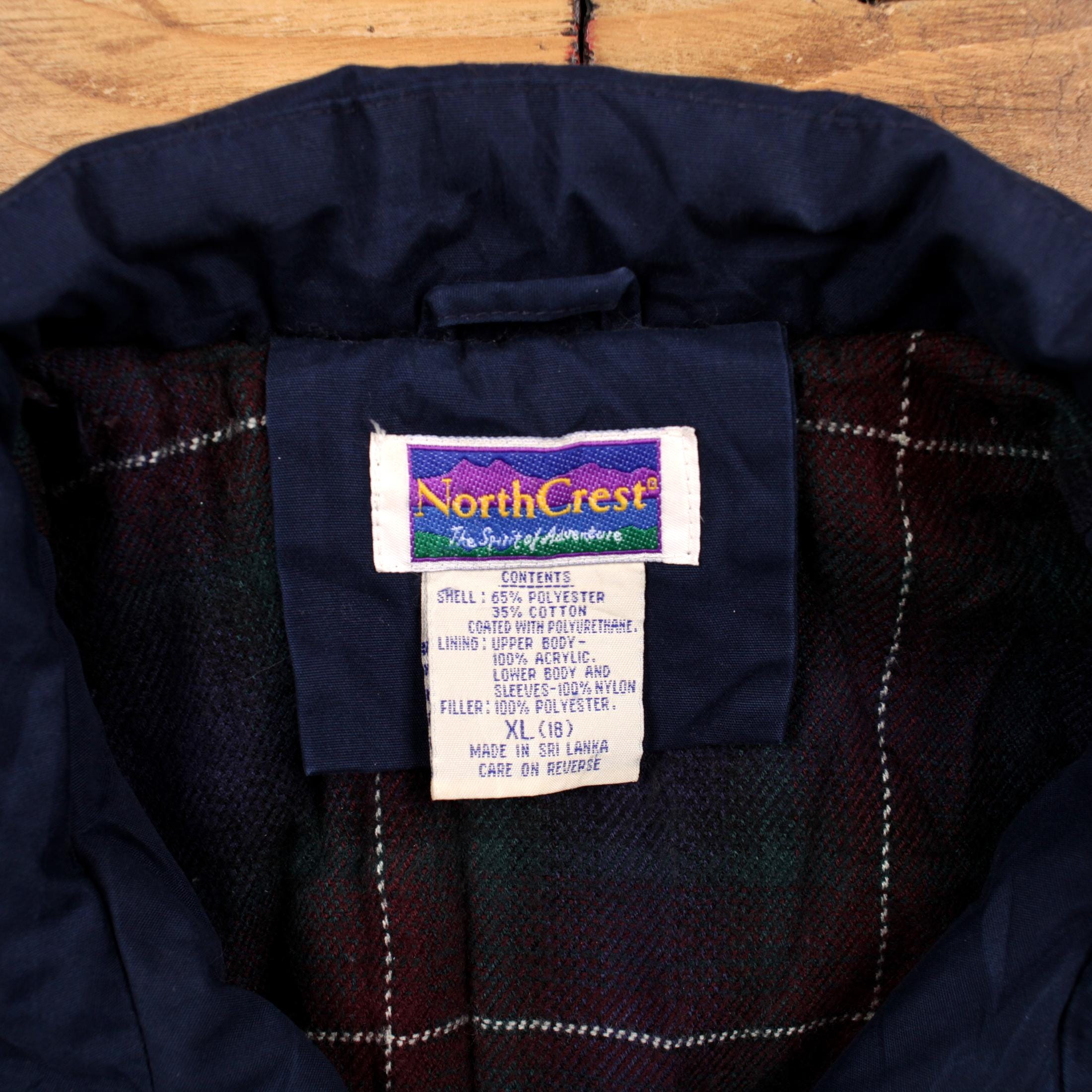 Vintage Northcrest Outdoor Jacket XL 90s Green Womens - Etsy