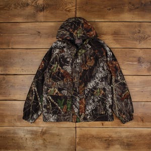 Vintage Sports Afield Outdoor Jacket M Realtree Camouflage Brown