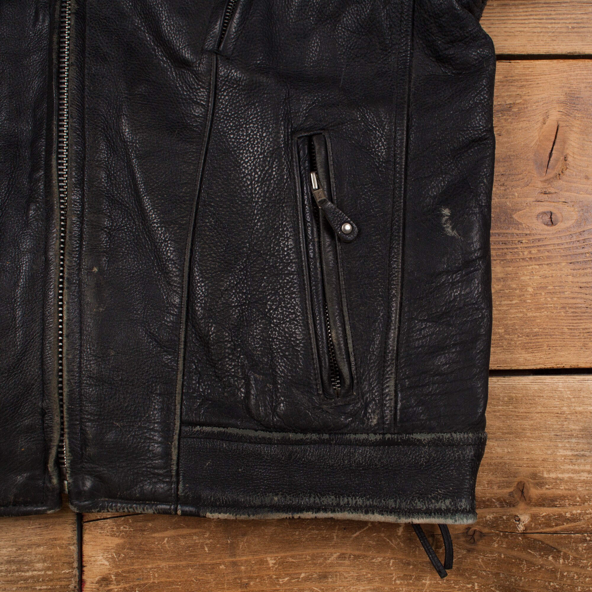 Vintage Wilsons Leather Jacket L 90s Open Road Cafe Racer Vintage Wilsons Leather Jacket L 90s Open Road Cafe Racer