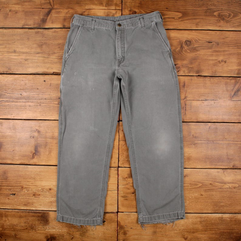 Vintage Carhartt Carpenter Pants Trousers 33x30 Dungaree Fit Unisex Straight image 1