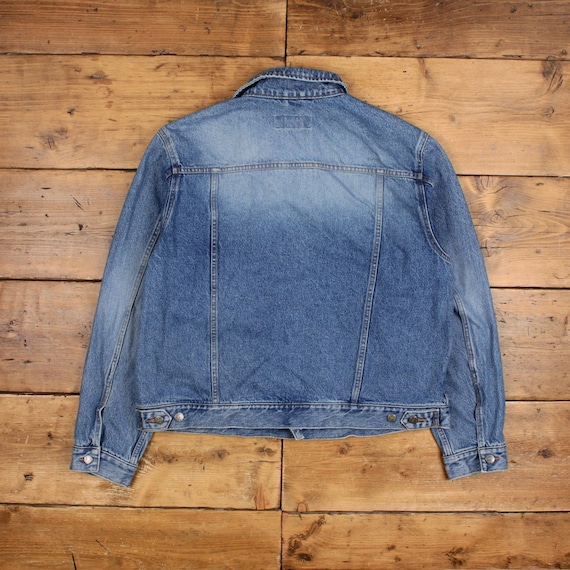ジャケット・アウター 80's vintage eddie bauer denim jacket Vintage Eddie Bauer Denim Jacket XL Trucker Blue - Etsy