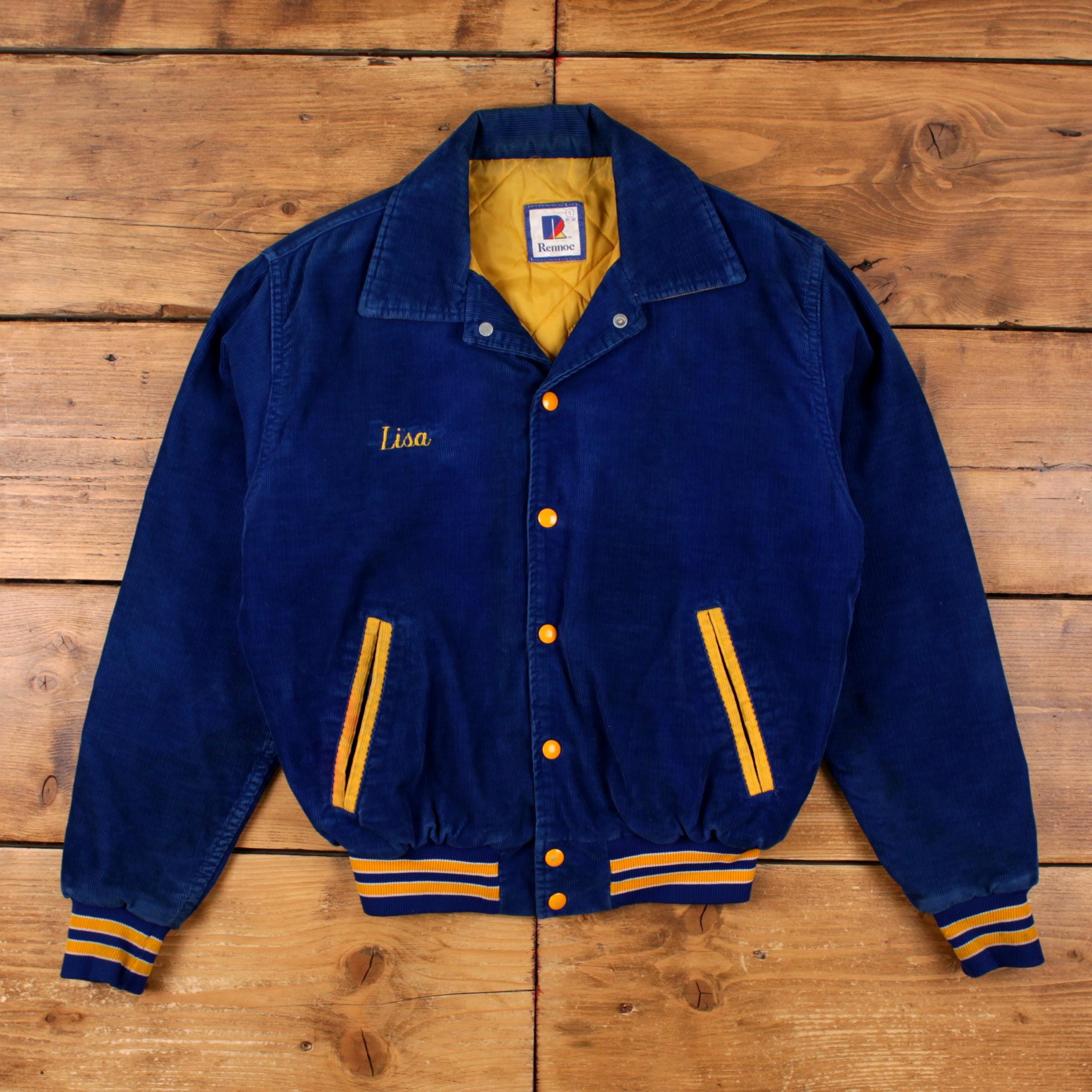 Corduroy Varsity Jacket - Etsy