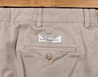 Vintage Polo Ralph Lauren Chino Pants Trousers 38x32 90s Prospect