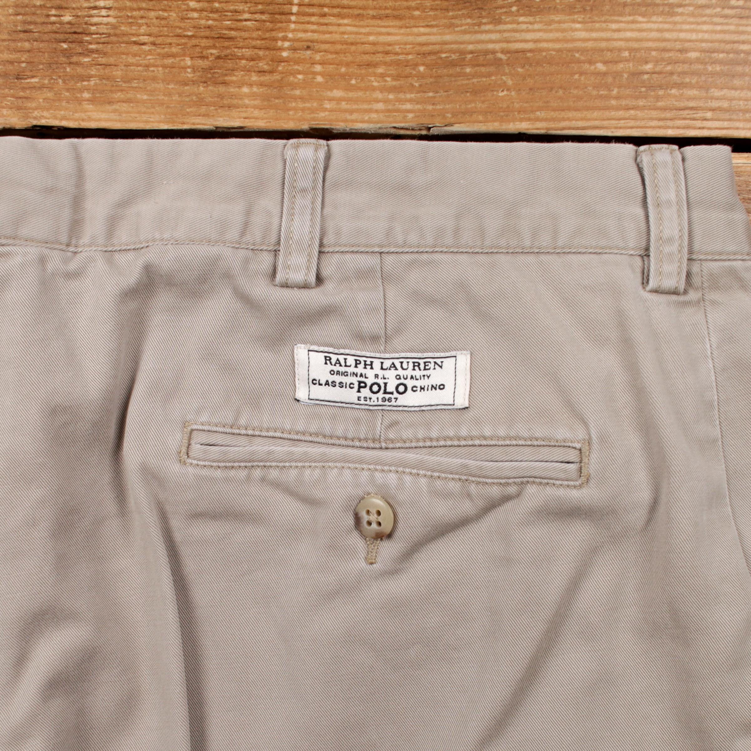 Vintage Polo Ralph Lauren Chino Pants Trousers 38x32 90s Prospect